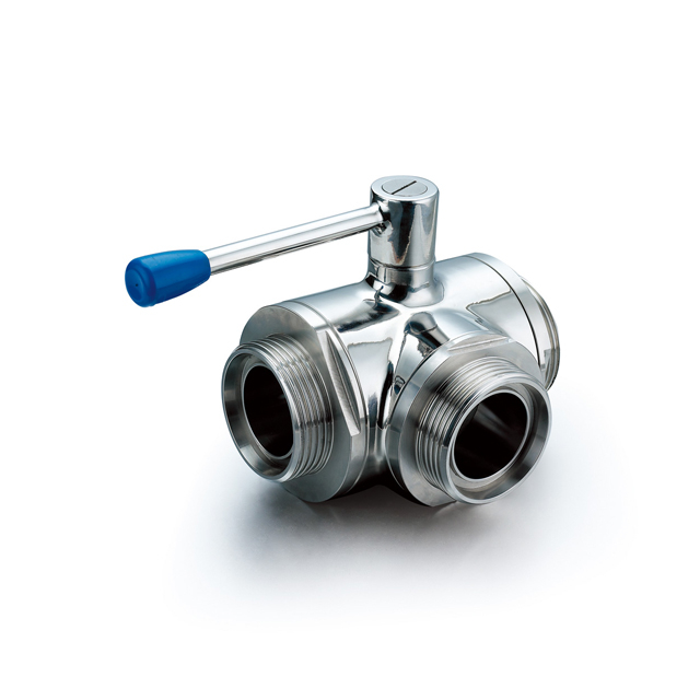 Threaded Three-way Ball Valve