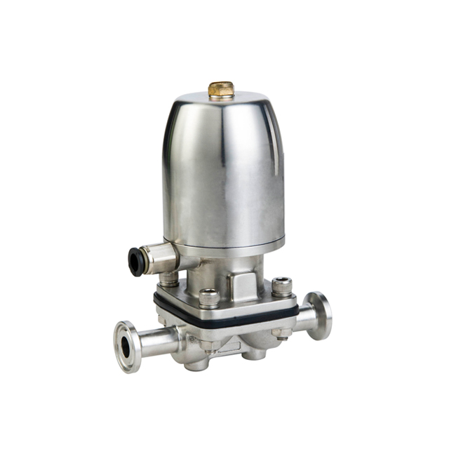 Pneumatic Clamped Diaphragm Valve with Stainless Steel Actuator