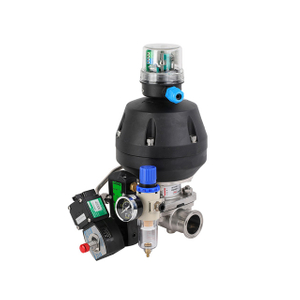 Plastic pneumatic diaphragm valve with explosion-proof