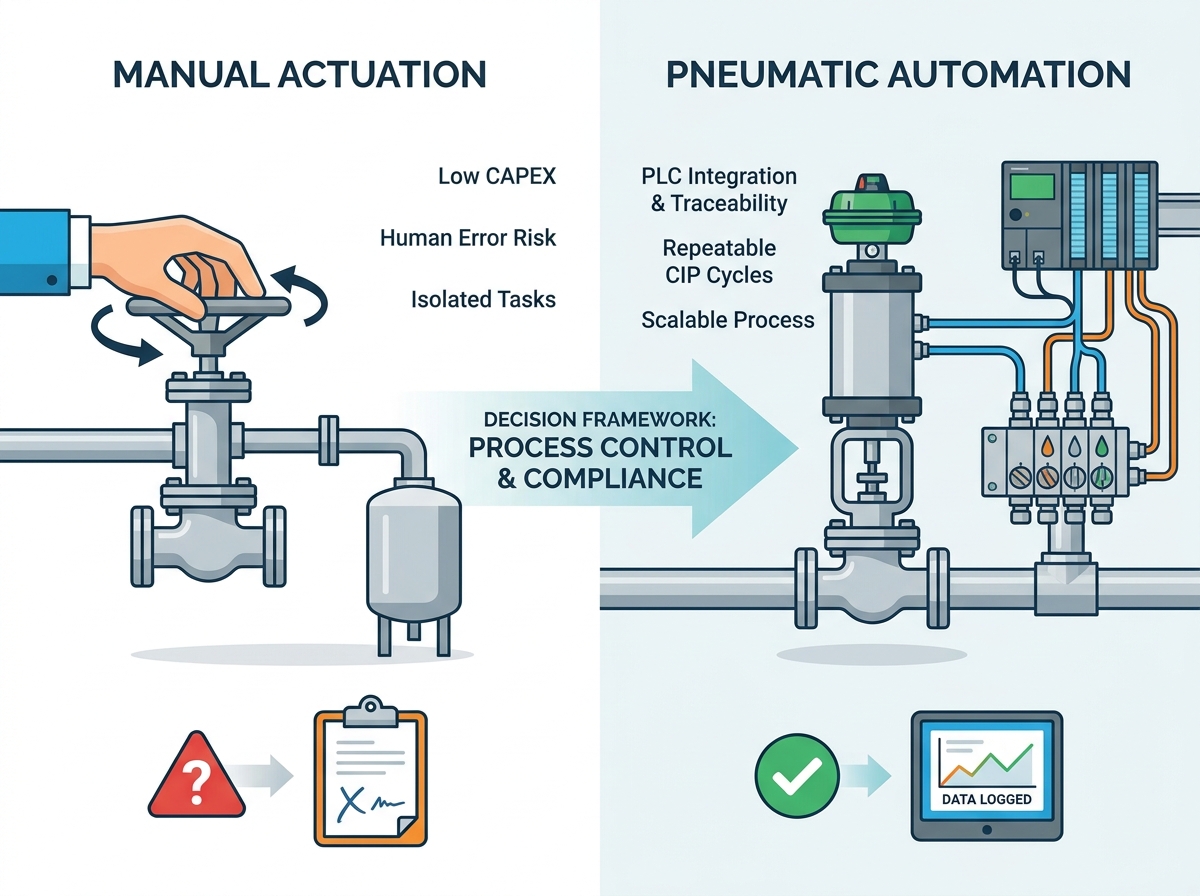 Automated Sanitary Valve CIP System